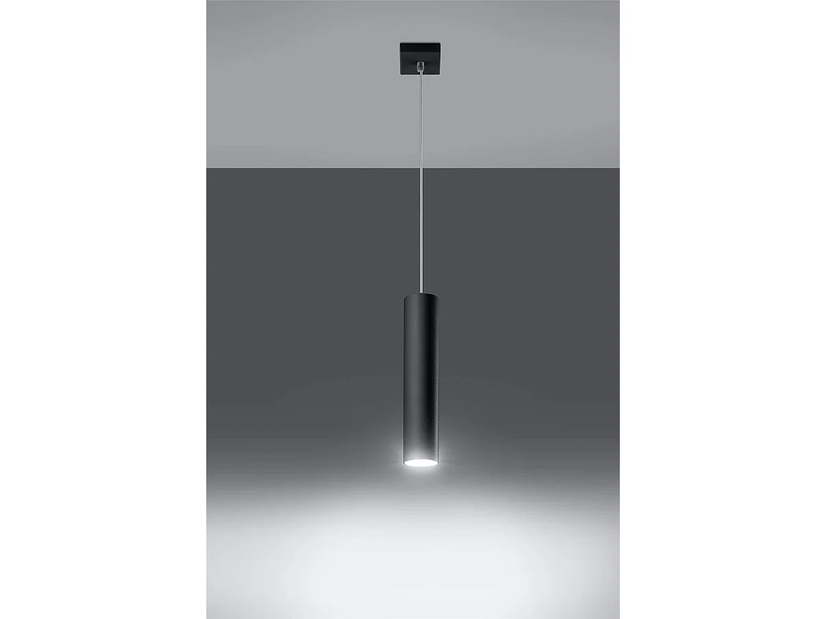 Sollux LAGOS Plafonnier à 1 ampoule noir, GU10