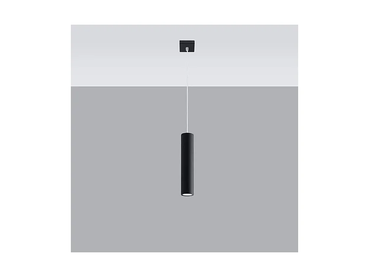 Sollux LAGOS Plafonnier à 1 ampoule noir, GU10