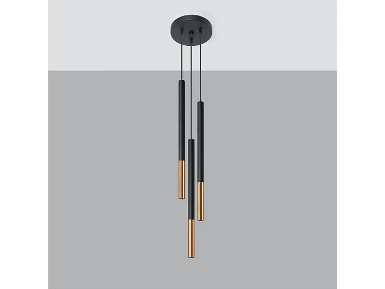 Cluster-Hängelampe Pendelleuchte Black, Copper G9 Cluster-Hängelampe Pendelleuchte Schwarz, Kupfer G9