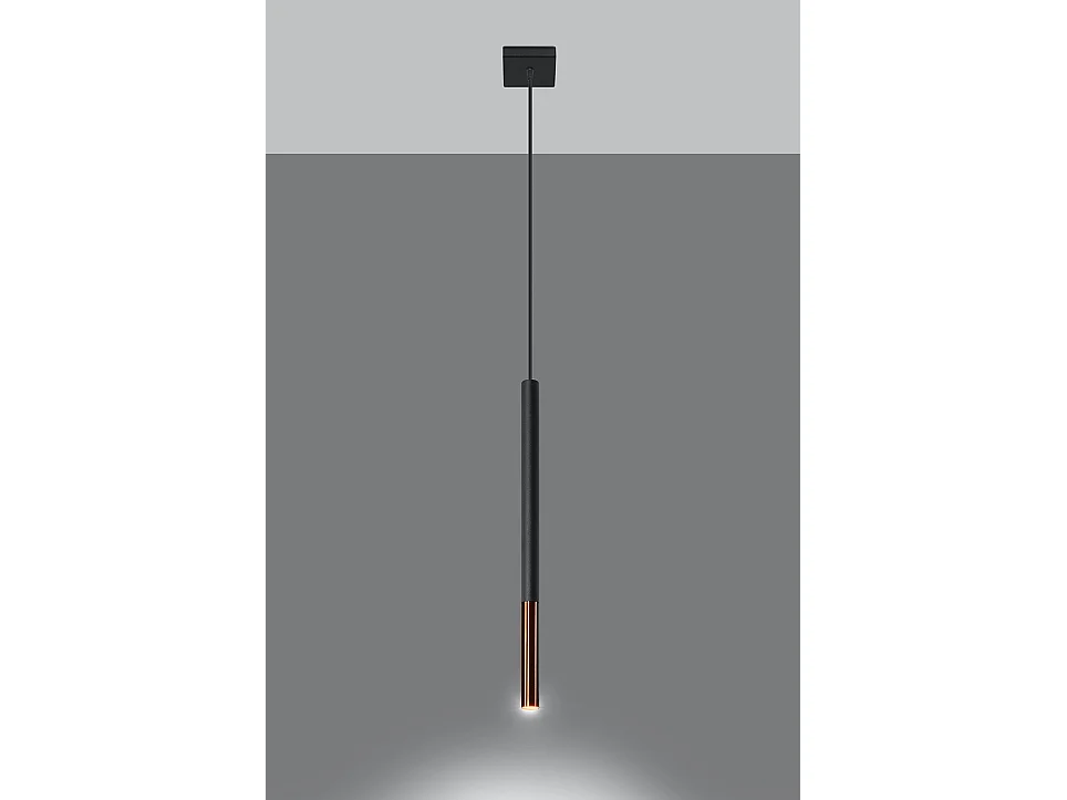 Slim 8cm Pendelleuchte Black, Copper G9 Slim 8cm Pendelleuchte Schwarz, Kupfer G9