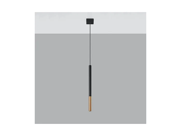 Sollux MOZAICA Suspension Slim 8cm Noir, Cuivre G9
