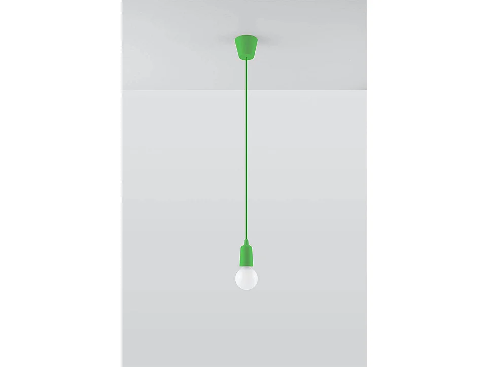 Hanglampen Diego Modern Van  - 1 Lichtbronnen - L.9 X H.90 Cm - Groente