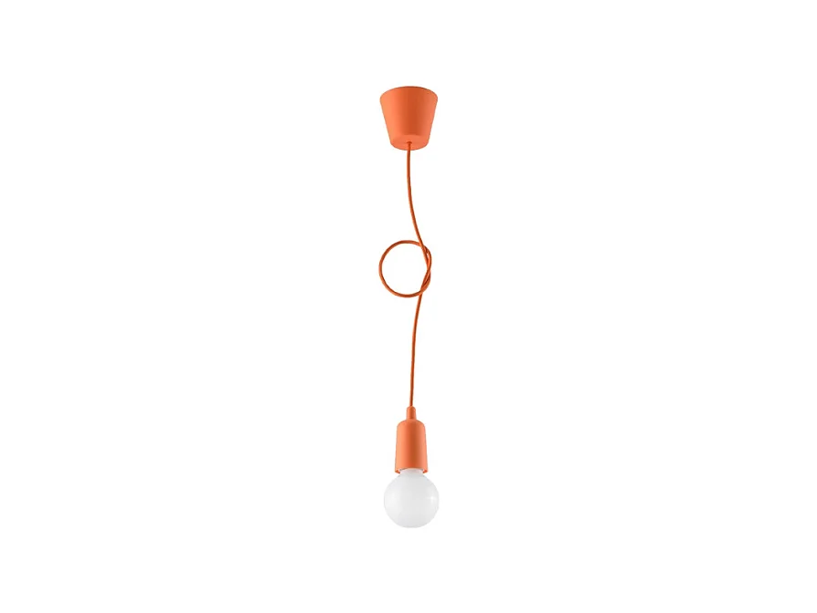 Sollux DIEGO Suspension à 1 lumière orange
