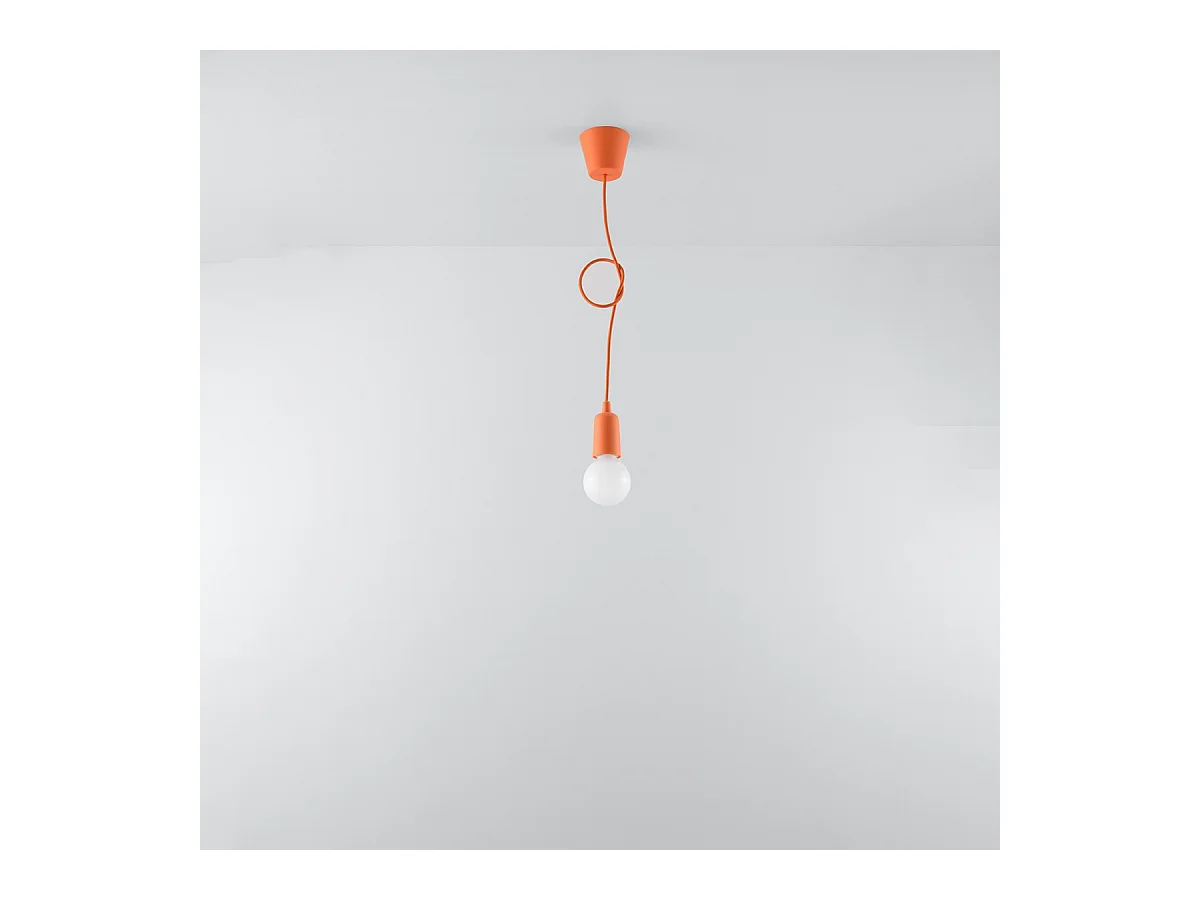 Sollux DIEGO Suspension à 1 lumière orange