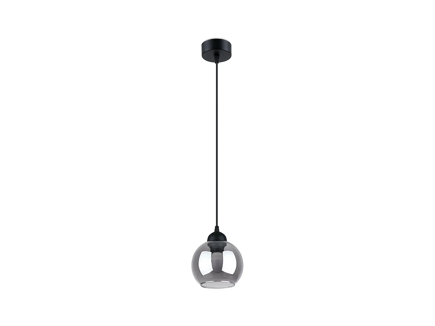 Sollux Alino Plafonnier Dome Suspension Noir