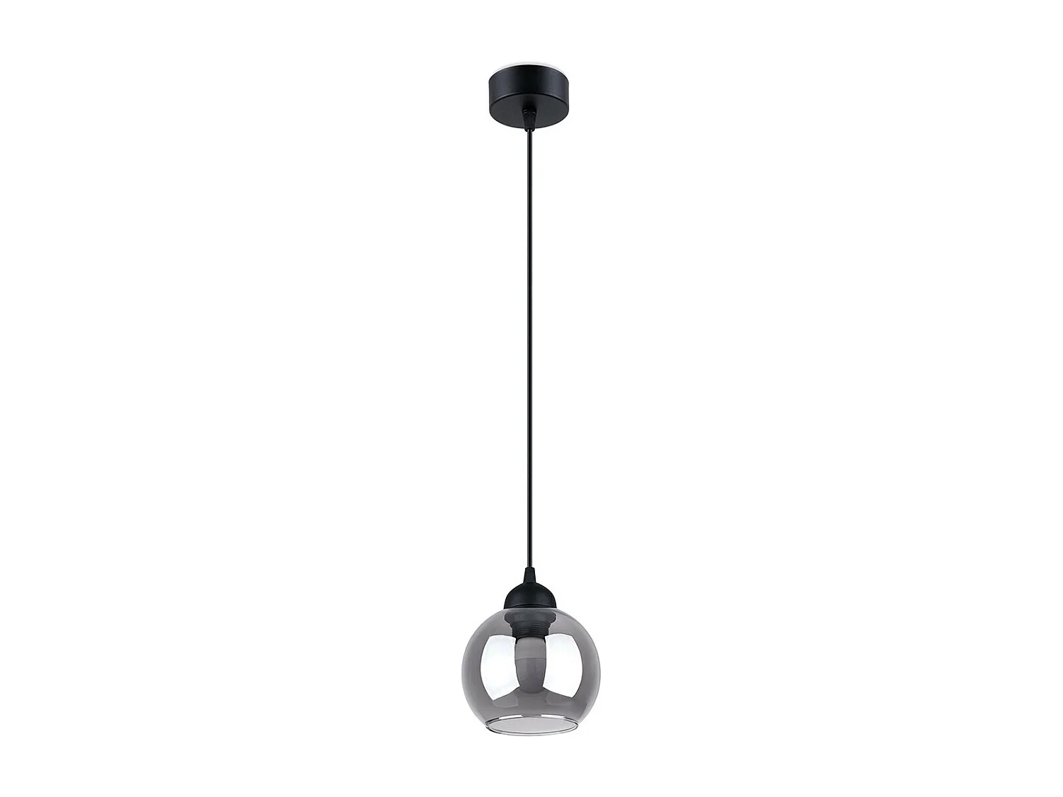 Sollux Alino Plafonnier Dome Suspension Noir