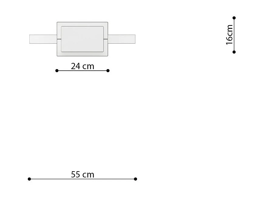 Lampa wisząca RIO 55 biała LED 3000K