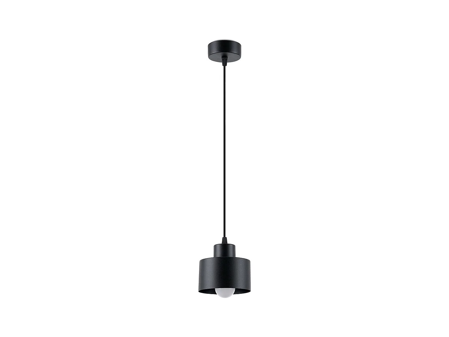 Sollux Savar Plafonnier Dome Suspension Noir