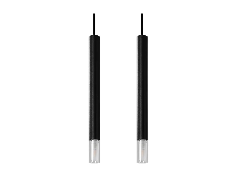 Sollux Lighting Wezyr Plafonnier suspendu Bar, noir, 2x G9