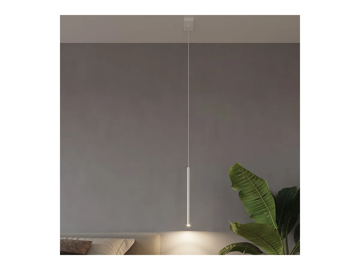 Sollux PASTELO Luminaire suspendu à 3 ampoules Staight, blanc, G9