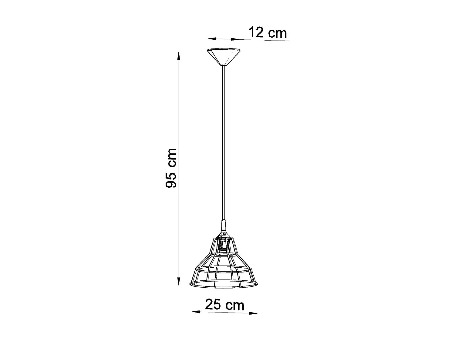 Hanglampen Anata Modern Van  - 1 Lichtbronnen - L.25 X H.95 Cm - Wit