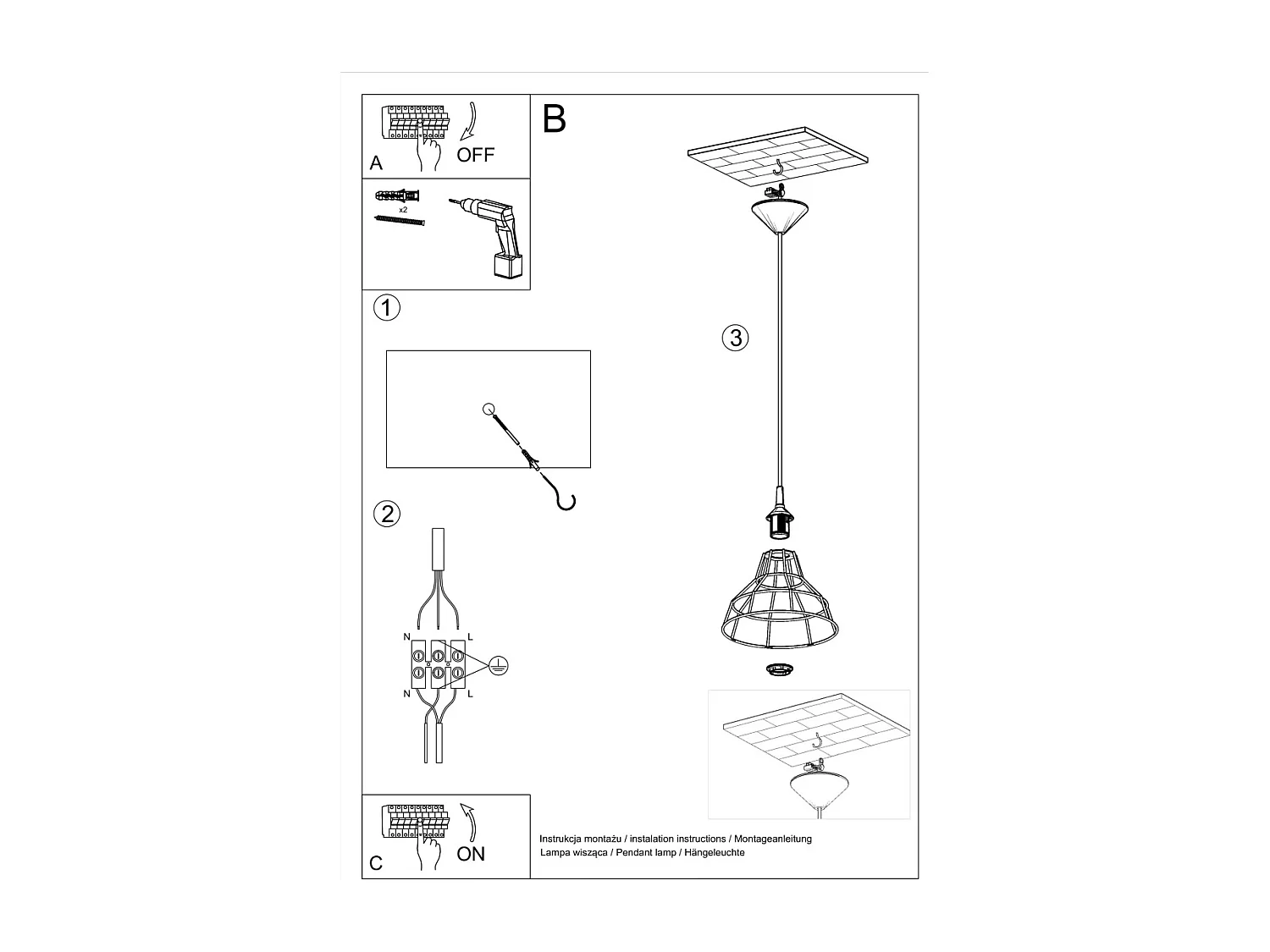 Hanglampen Anata Modern Van  - 1 Lichtbronnen - L.25 X H.95 Cm - Wit