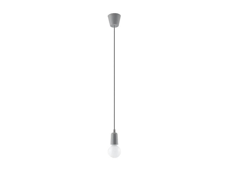 Sollux DIEGO Suspension à 1 lumière, gris