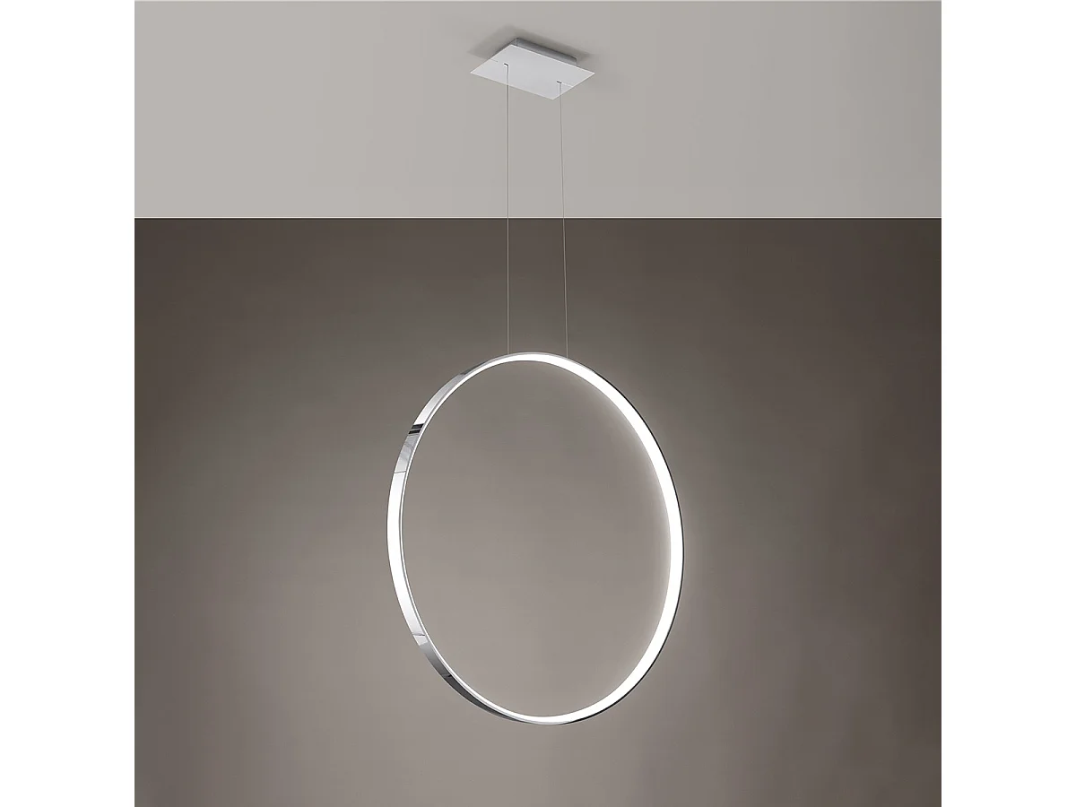 Sollux Rio Plafón Led Integrado Colgante Cromo