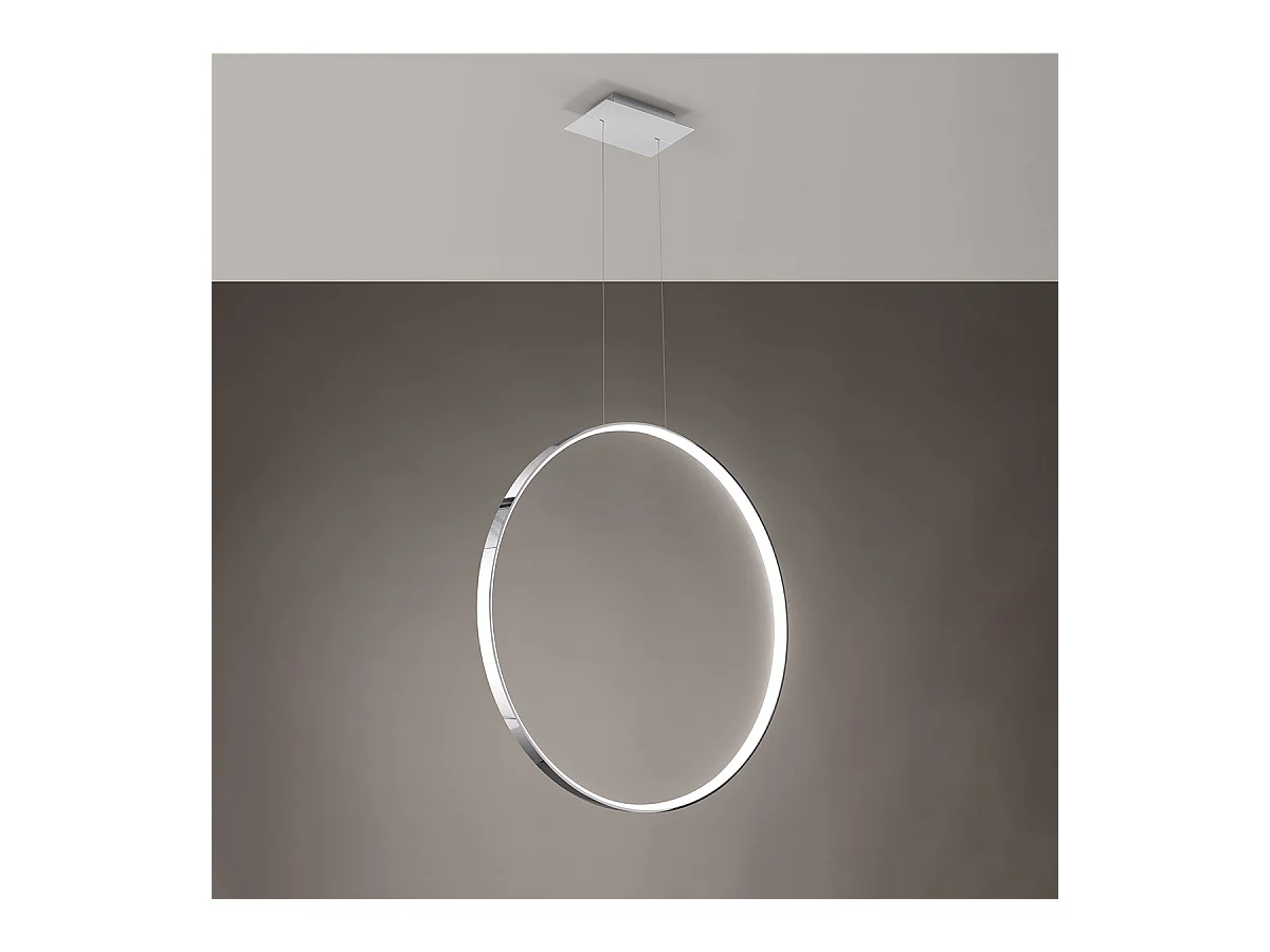 Sollux Rio Plafonnier Led Suspendu Intégré Chrome
