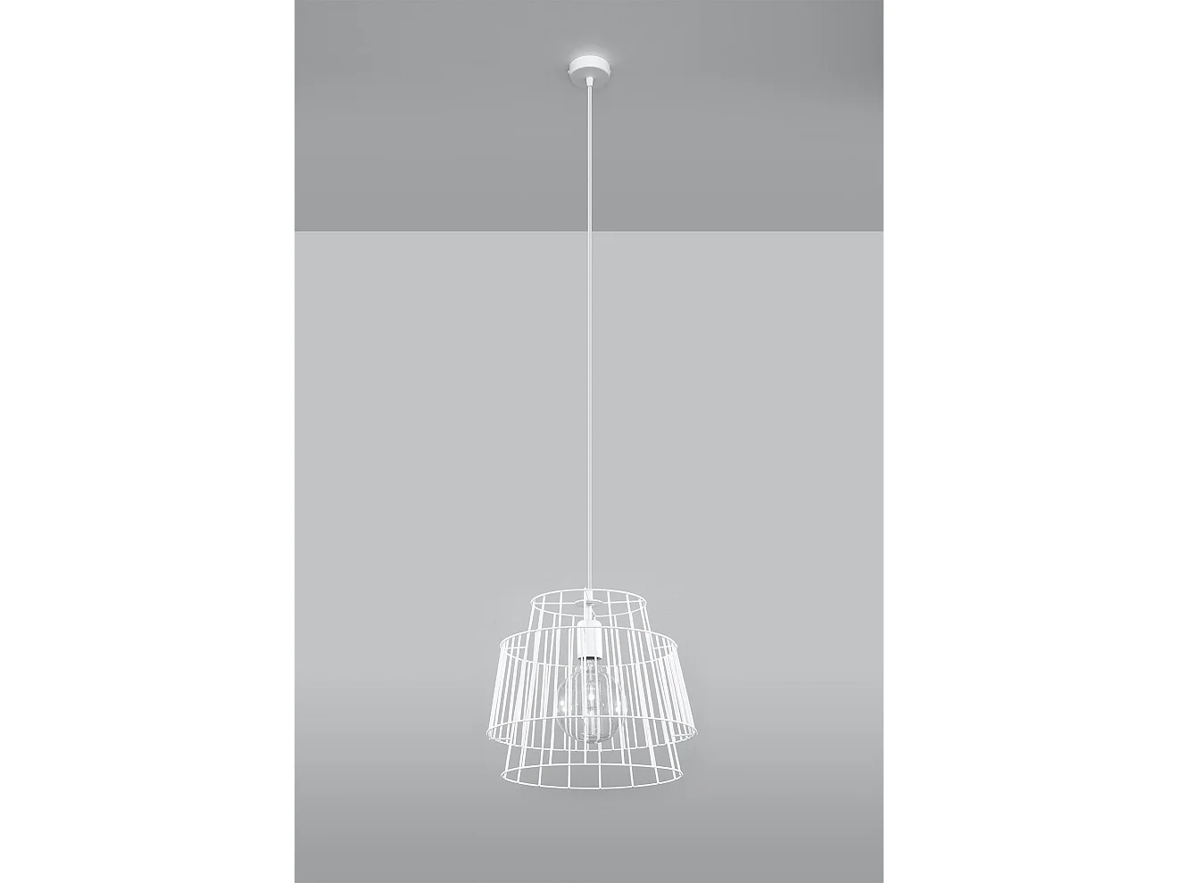 Lampa wisząca GATE biała