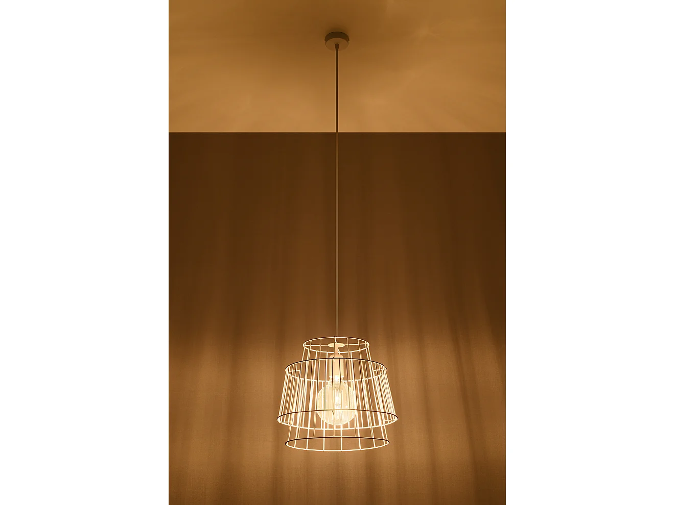 Lampa wisząca GATE biała