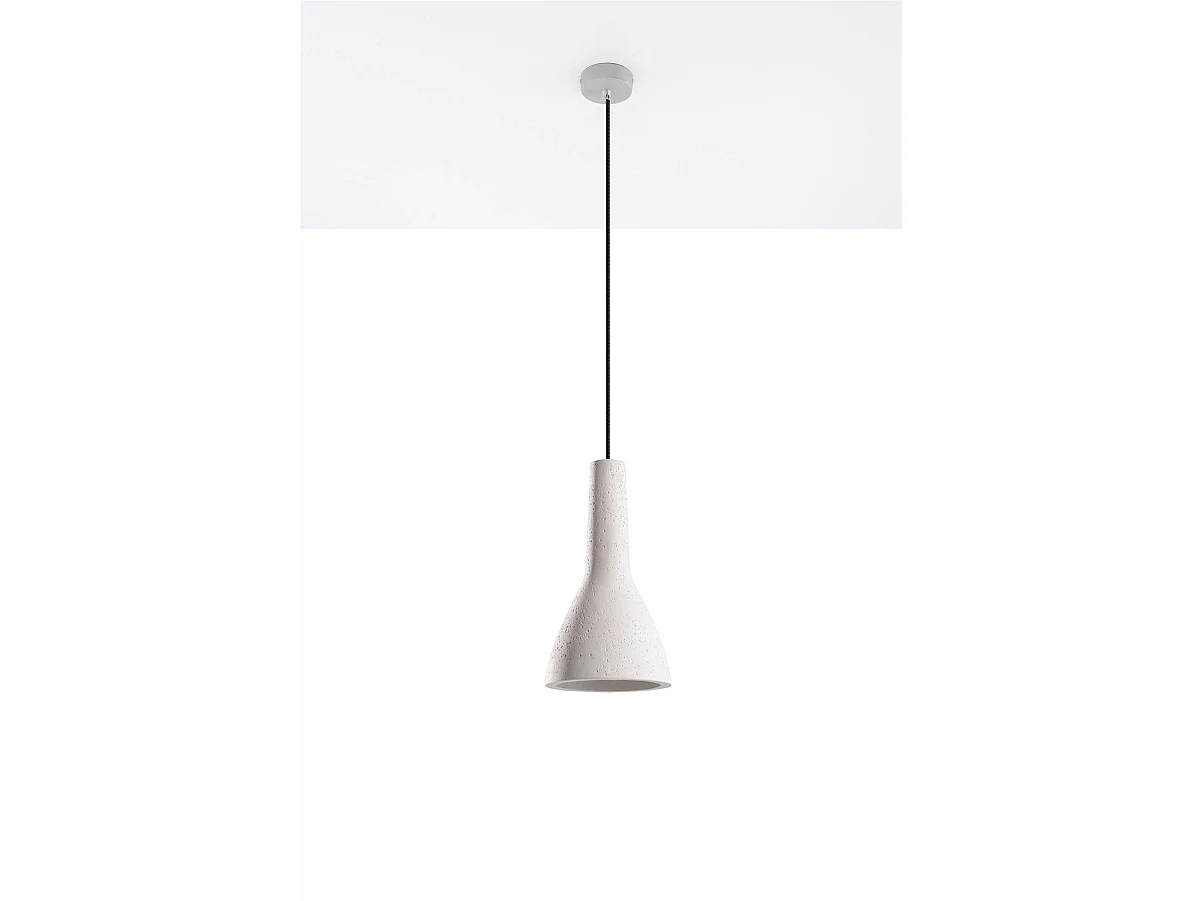 Sollux Luminaire suspendu à 1 ampoule Dome Blanc, E27