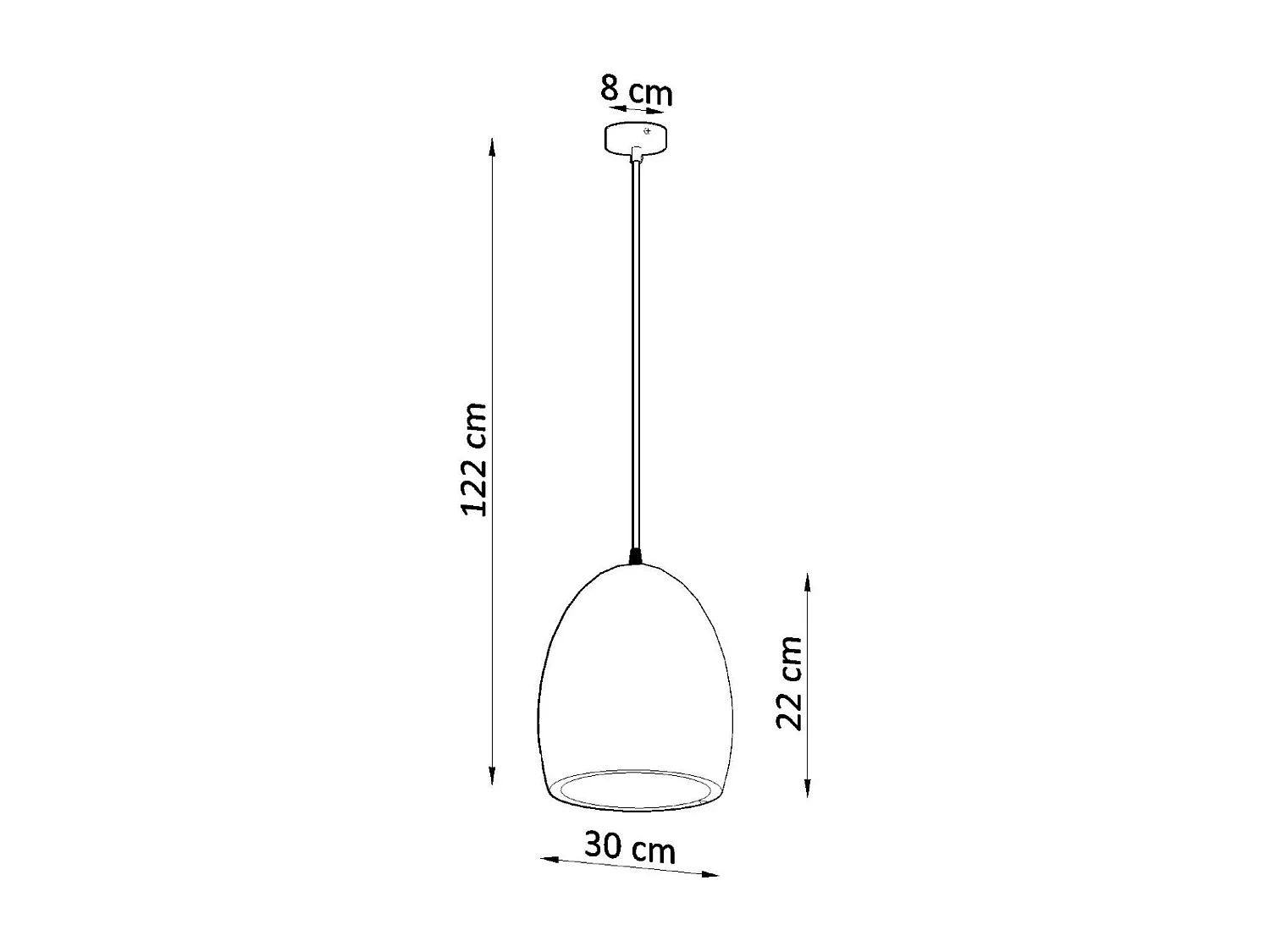 Lampa wisząca ceramiczna FLAWIUSZ biała