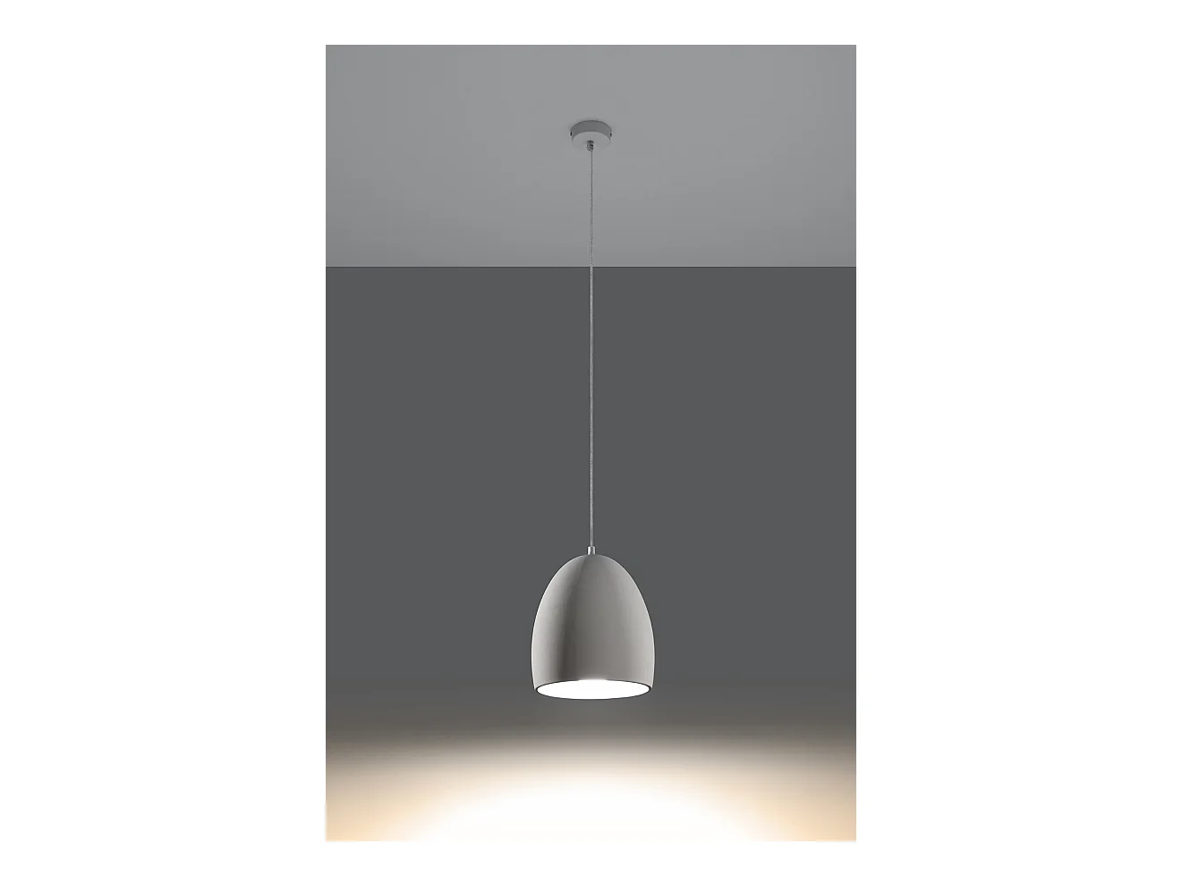 Dome Ceramic Pendelleuchte White E27 Dome Keramik Pendelleuchte Weiß E27