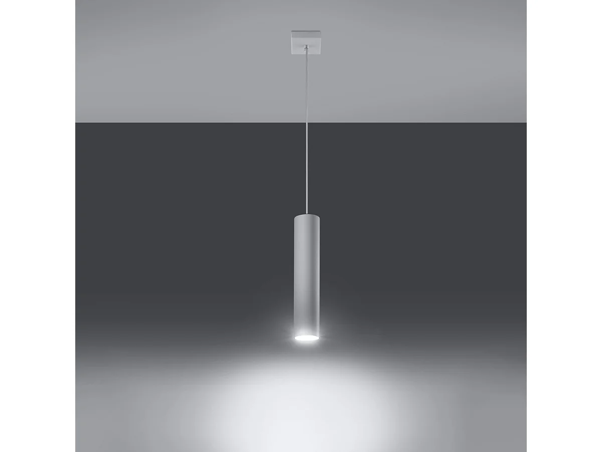 Hanglampen Lagos Modern Van  - 1 Lichtbronnen - L.8 X H.100 Cm - Wit