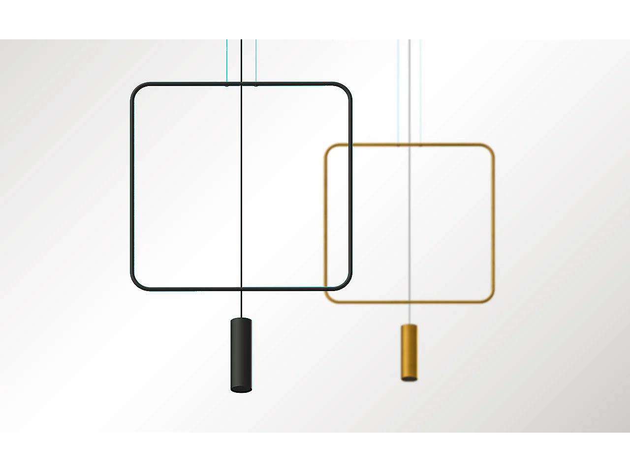 Modern Wire Frame Pendelleuchte Black GU10 Moderne Drahtrahmen-Pendelleuchte Schwarz GU10