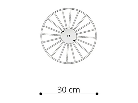 Lampes Suspendues Sirkel Moderne En Acier - 1 Sources Lumineuses - L.30 X H.150 Cm - Noir