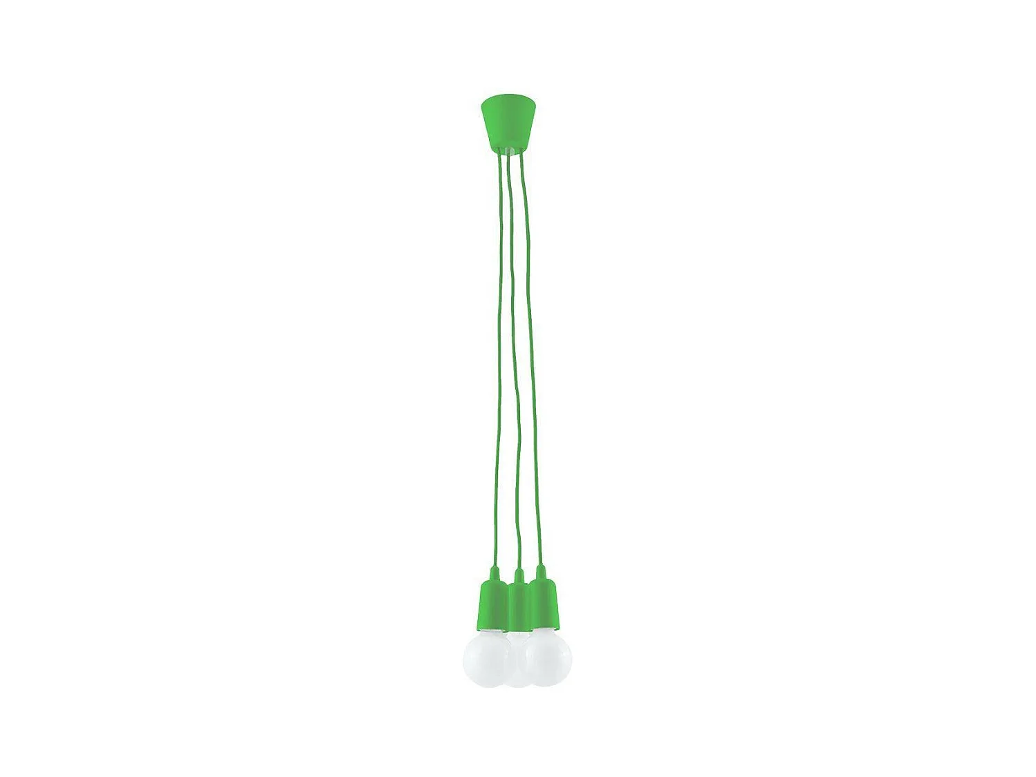 Sollux DIEGO Suspension à 3 ampoules au plafond vert