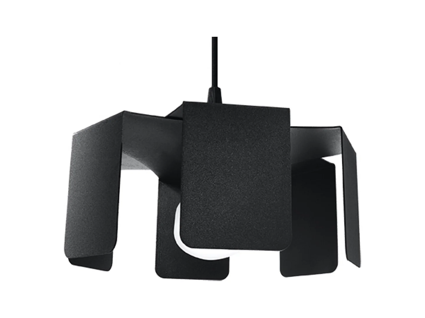 Sollux TULIP Suspension Moderne Noir E27