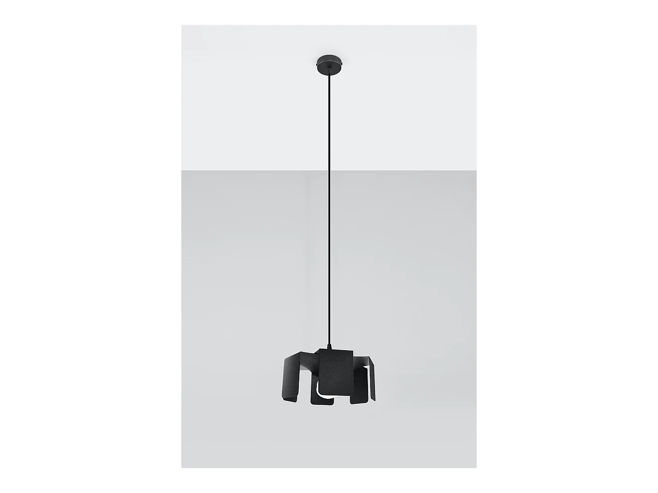 Sollux TULIP Suspension Moderne Noir E27