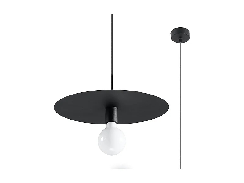 Sollux FLAVIO Suspension Dome Noir E27