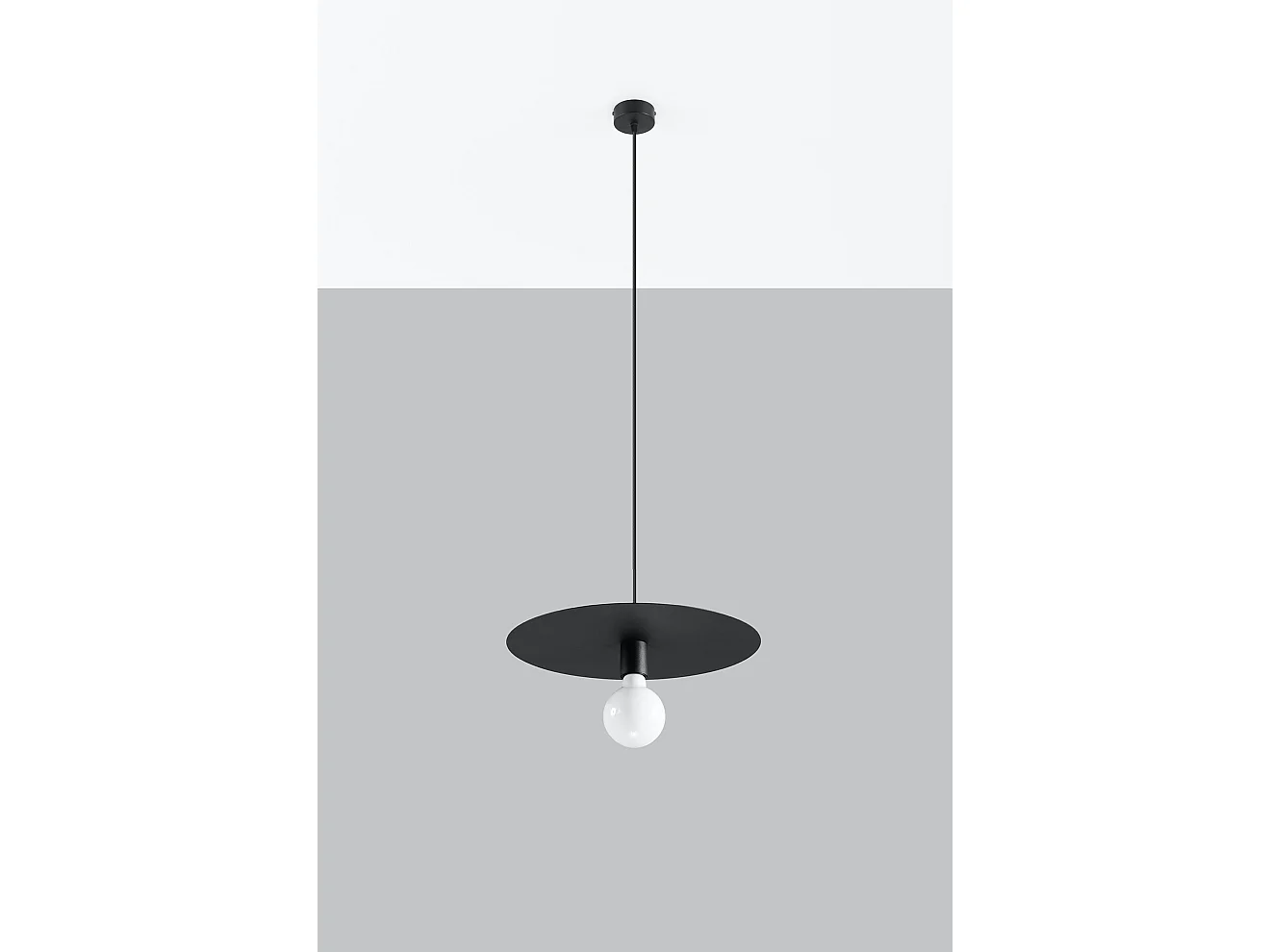 Lampa wisząca FLAVIO czarna