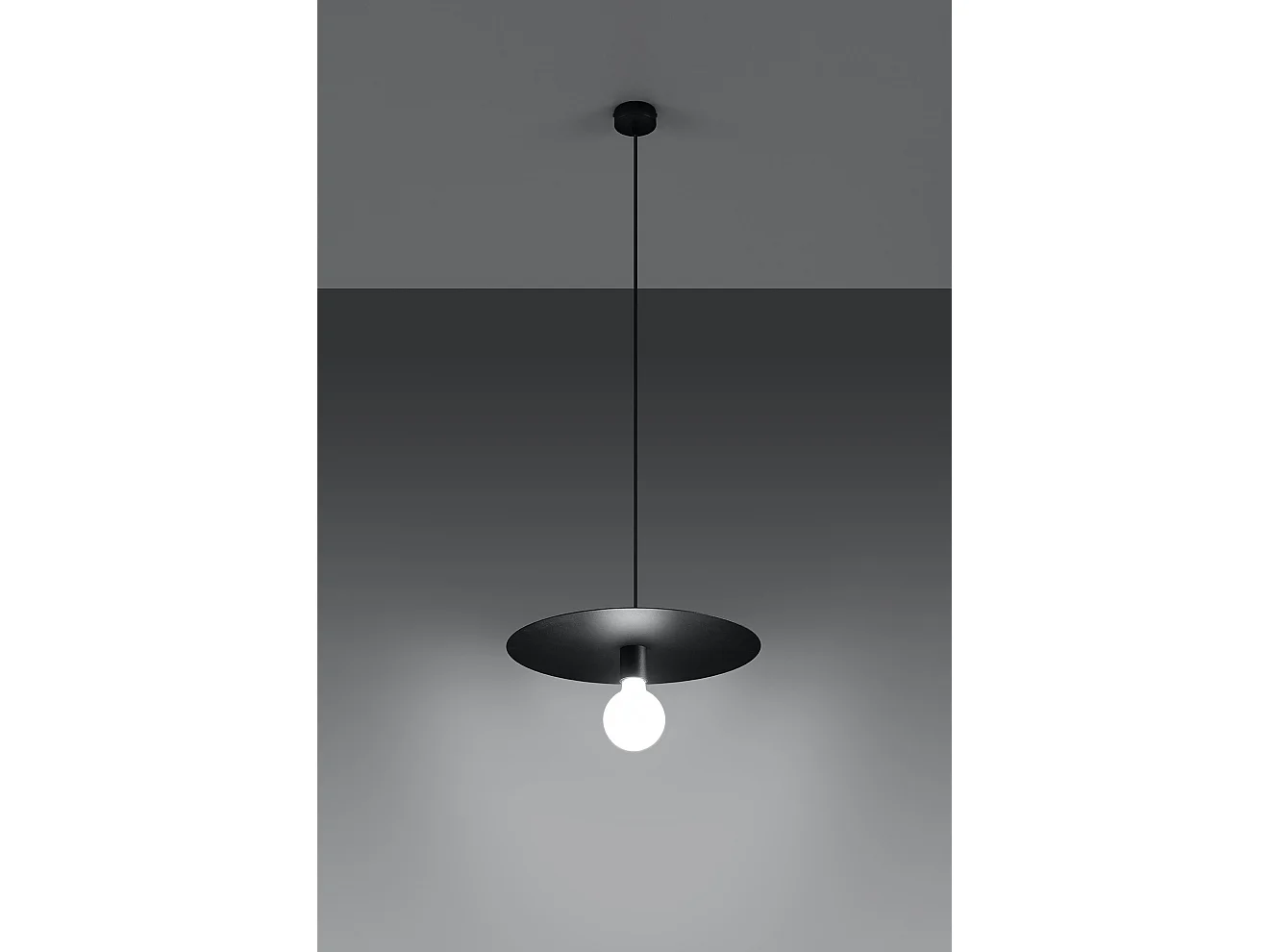 Lampa wisząca FLAVIO czarna