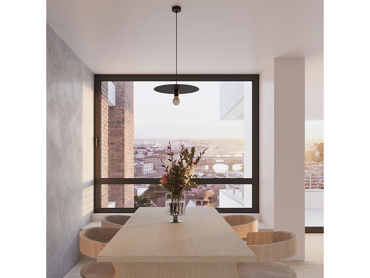 Lampa wisząca FLAVIO czarna