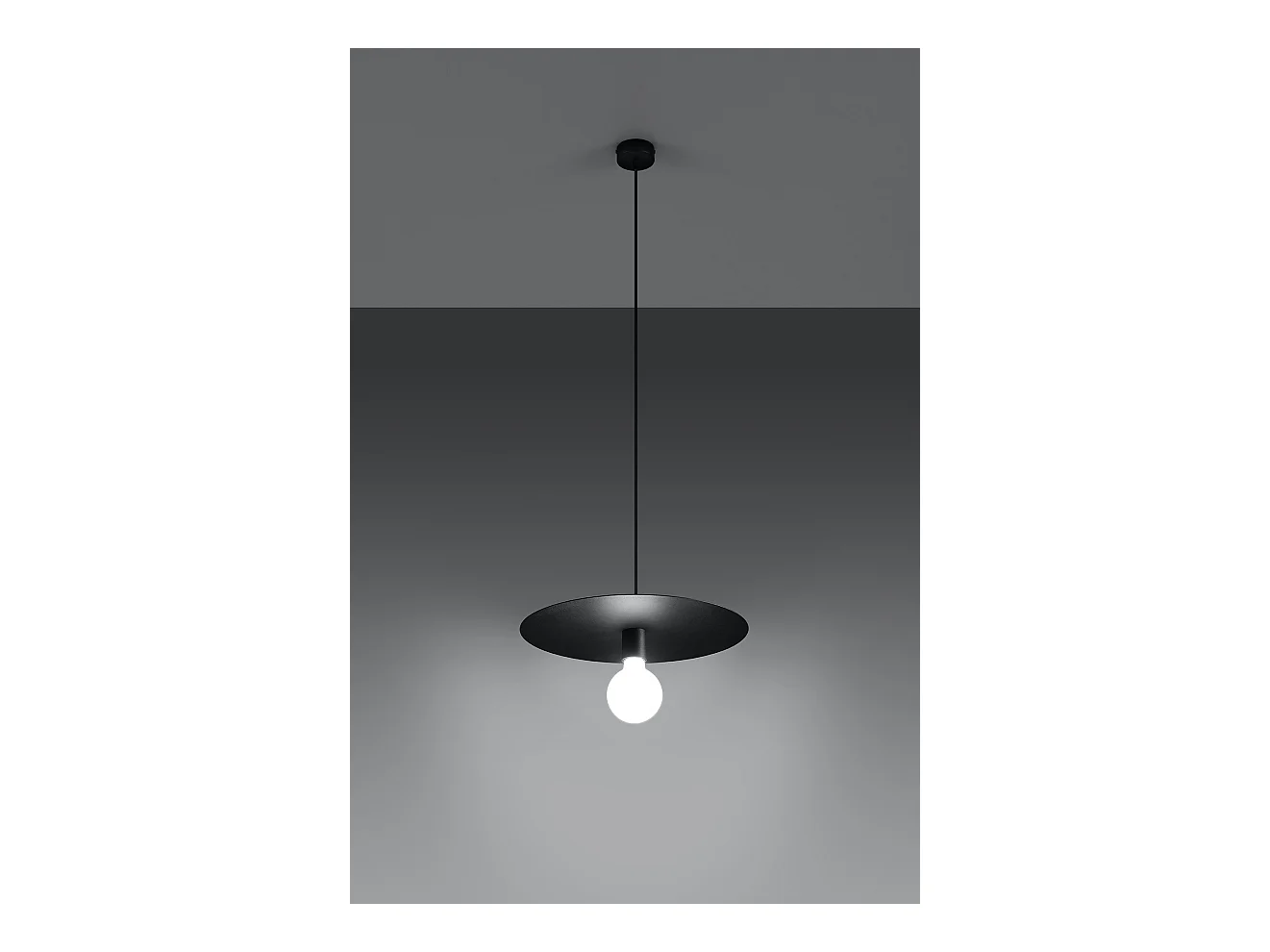 Dome Pendelleuchte Black E27 Dome Pendelleuchte Schwarz E27