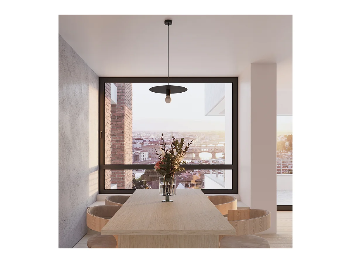 Dome Pendelleuchte Black E27 Dome Pendelleuchte Schwarz E27