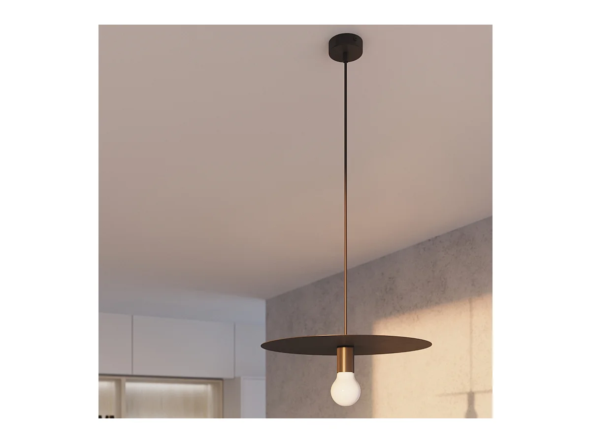 Dome Pendelleuchte Black E27 Dome Pendelleuchte Schwarz E27