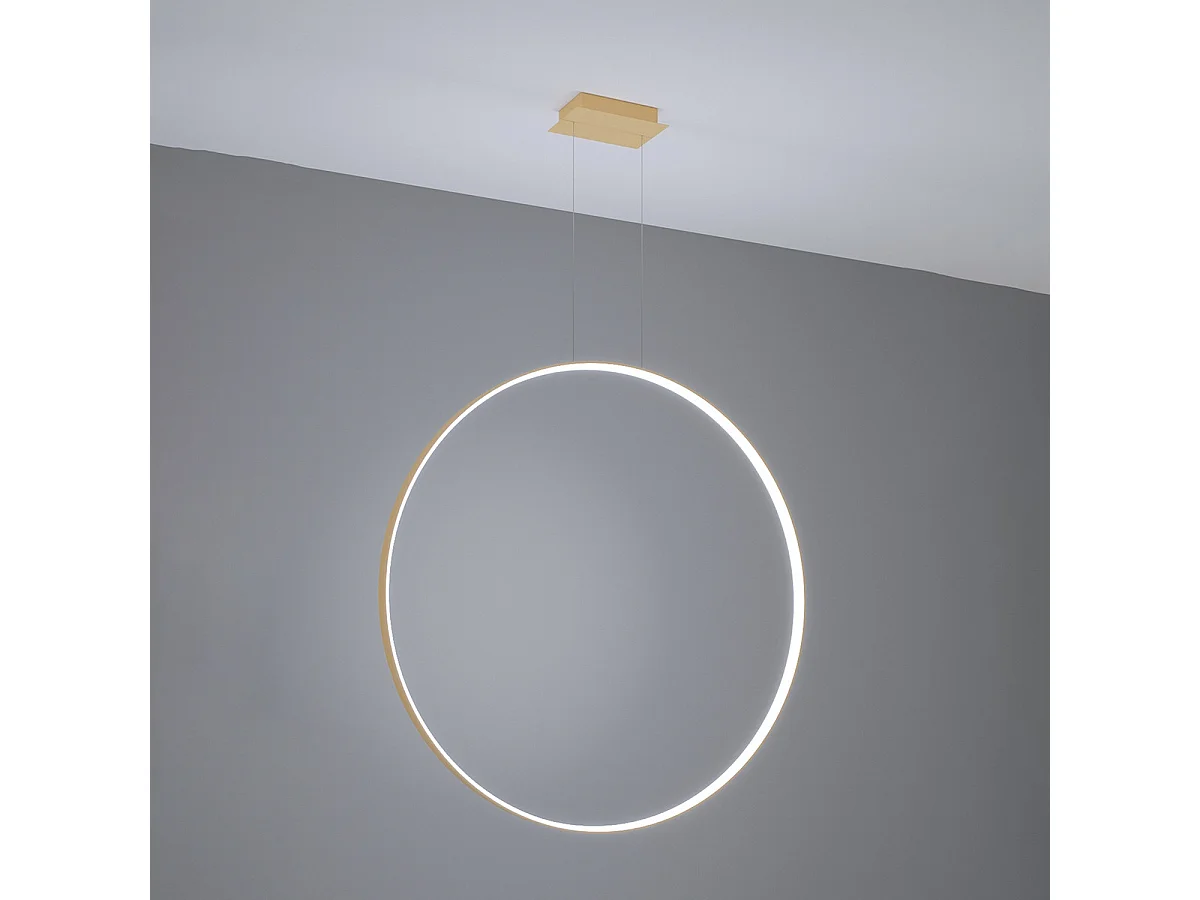 Sollux Rio Plafoniera a Sospensione Led Integrata Dorata