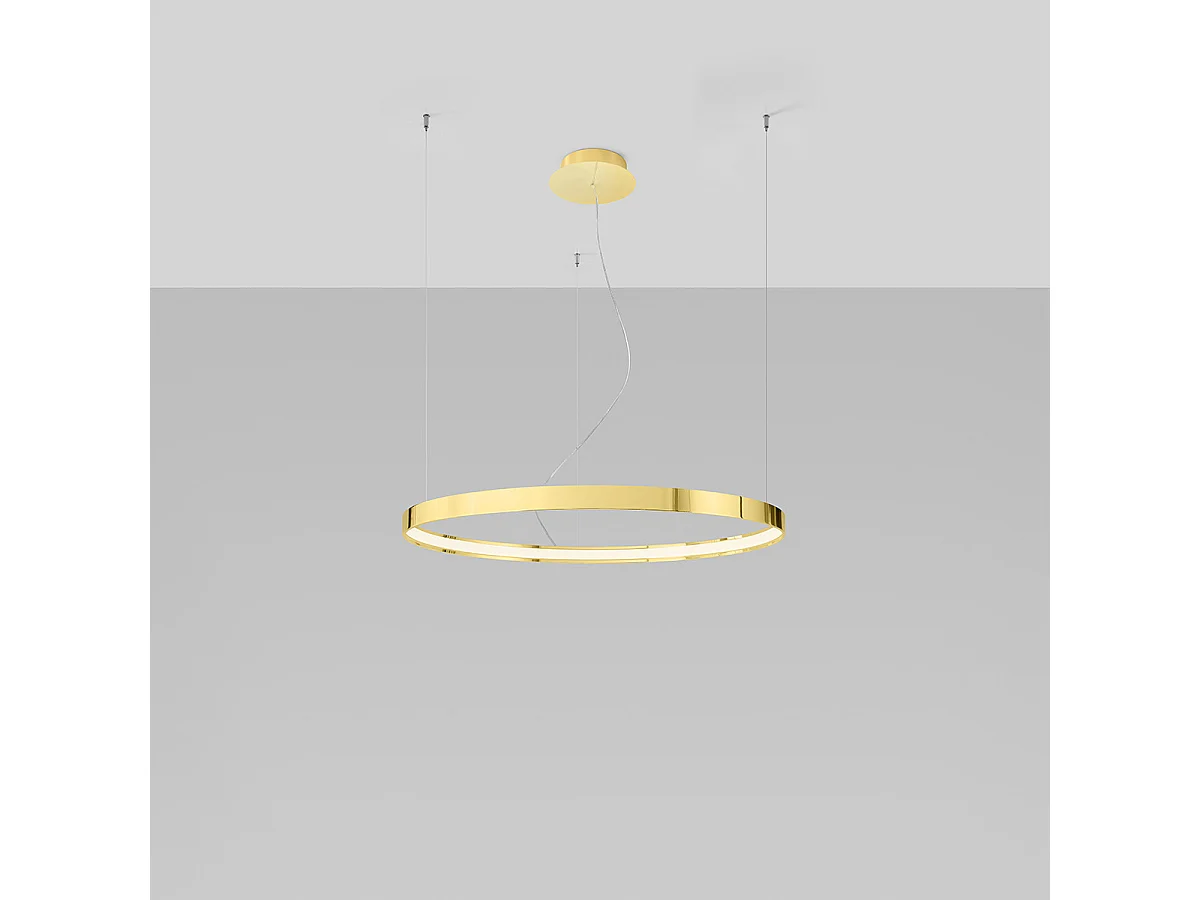 Sollux Rio Integrierte Deckenleuchte mit LED-Anhänger, poliertes Gold, verzinkt