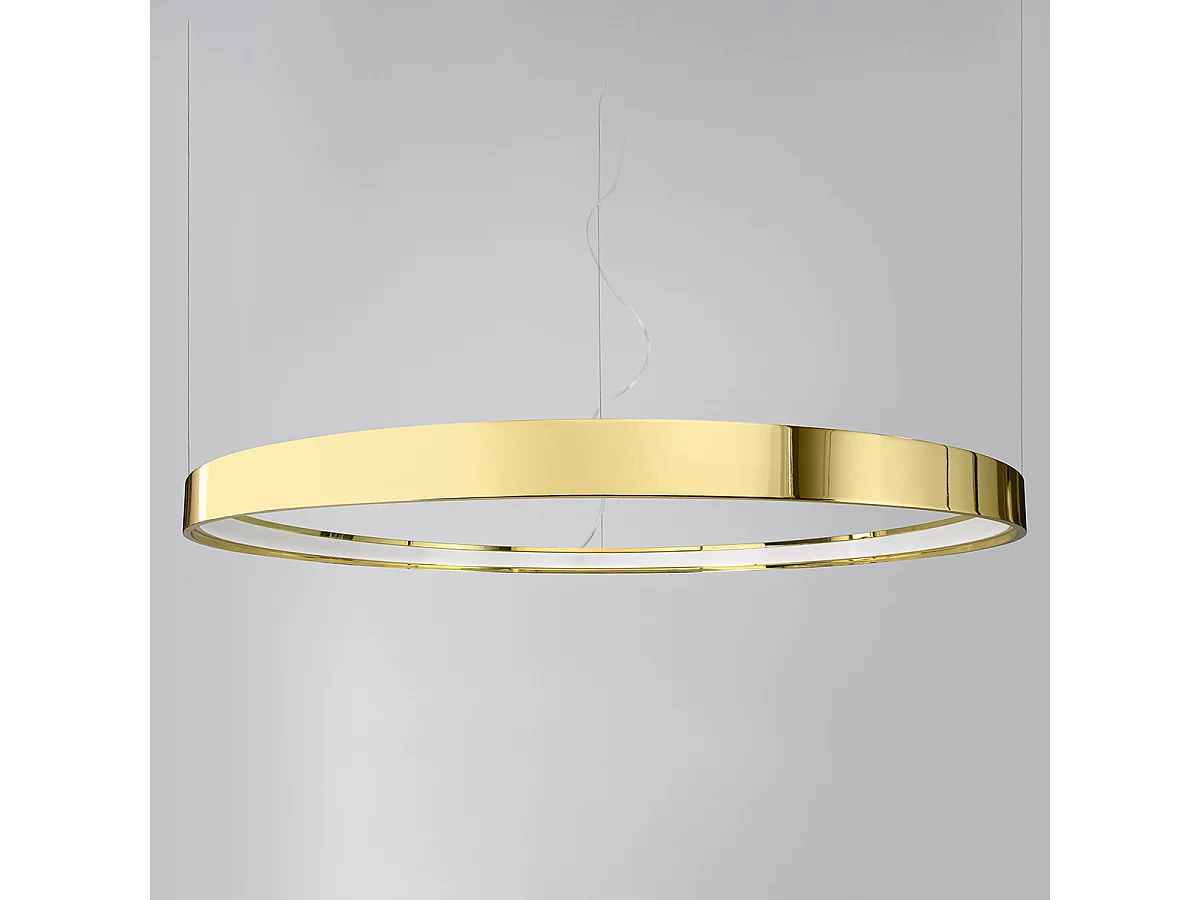 Sollux Rio Integrierte Deckenleuchte mit LED-Anhänger, poliertes Gold, verzinkt