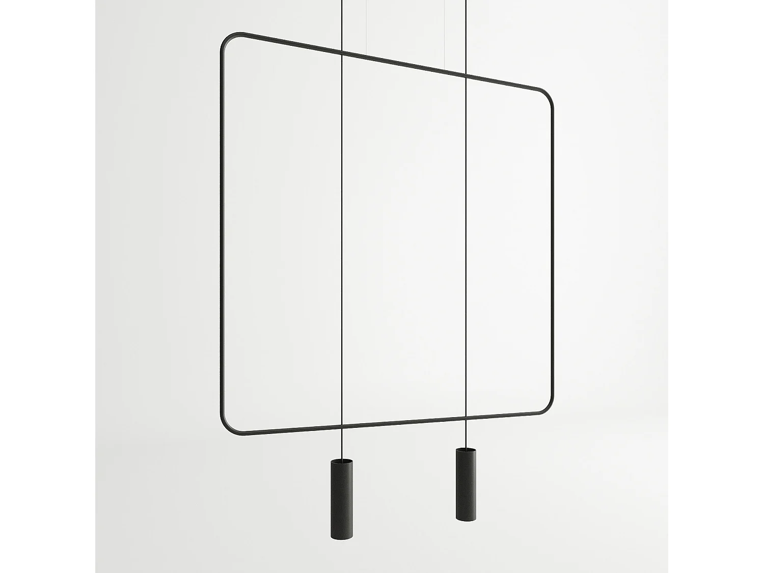 Lampa wisząca RANA 2 czarna