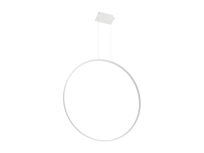 Sollux lichting Rio Integrierte LED-Kreis-Pendel-Deckenleuchte, Weiß, 3000 K, 7820 lm