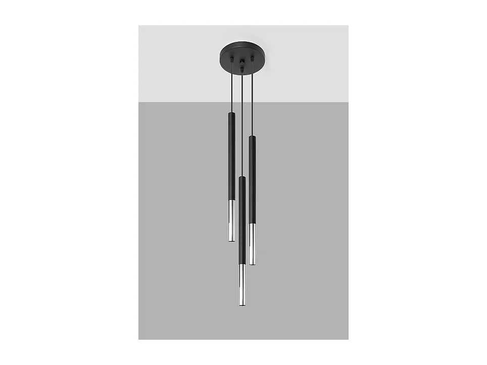 Sollux MOZAICA Suspension Cluster Drop Noir, Chrome G9