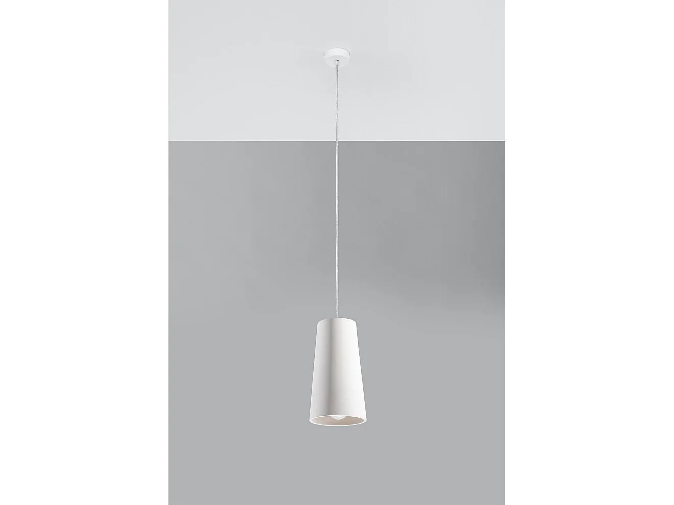 Hanglampen Gulcan Modern Van  - 1 Lichtbronnen - L.16 X H.128 Cm - Wit