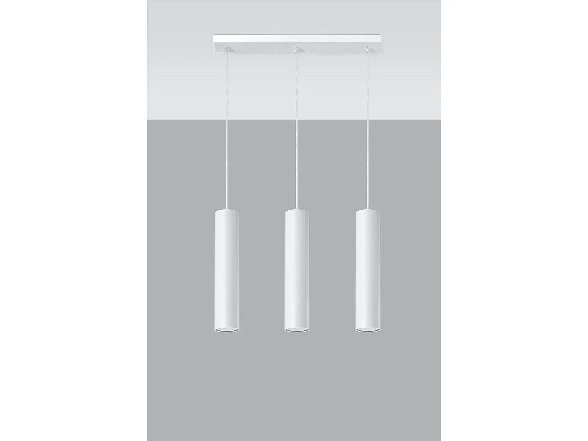 Lampa wisząca LAGOS 3L biały