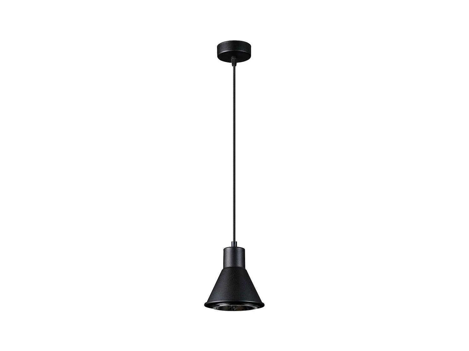 Sollux lichting Taleja Dome Pendelleuchte, Schwarz, 1x ES111