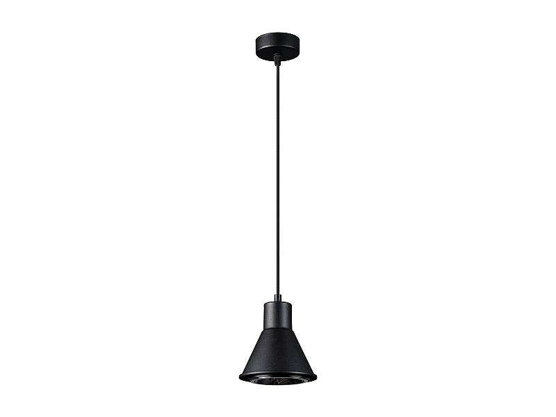 Sollux Lighting Taleja Plafonnier suspendu Dome, noir, 1x ES111