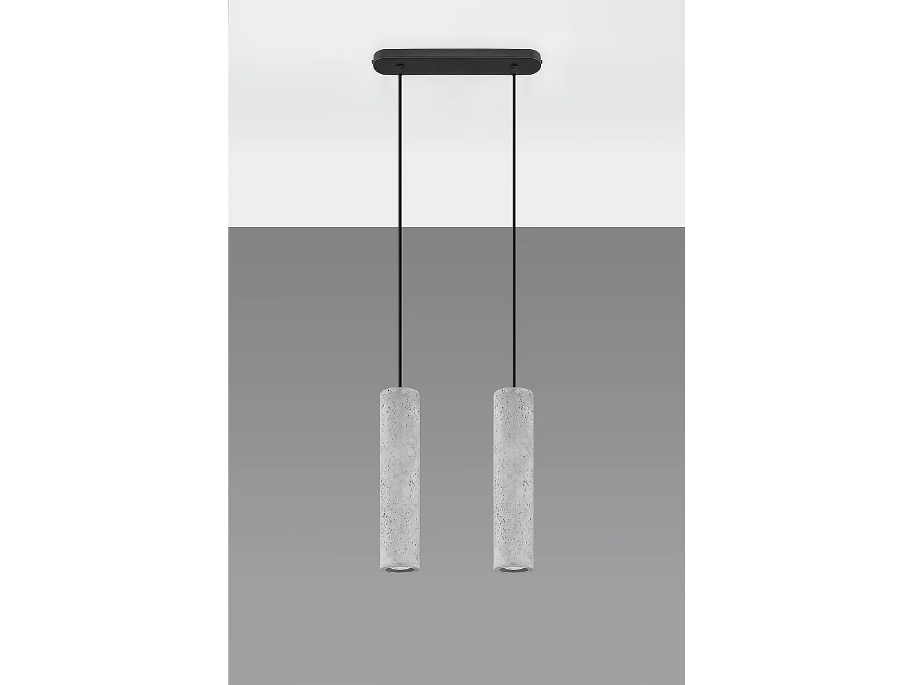 Twin Hanging Pendelleuchte Grey GU10 Twin Hängende Pendelleuchte Grau GU10