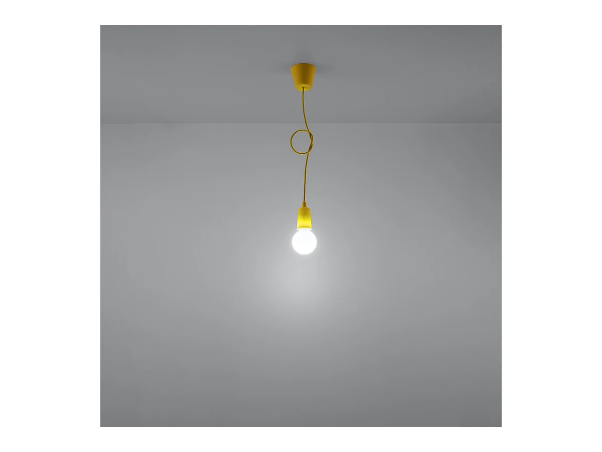 Sollux DIEGO Suspension à 1 lumière jaune