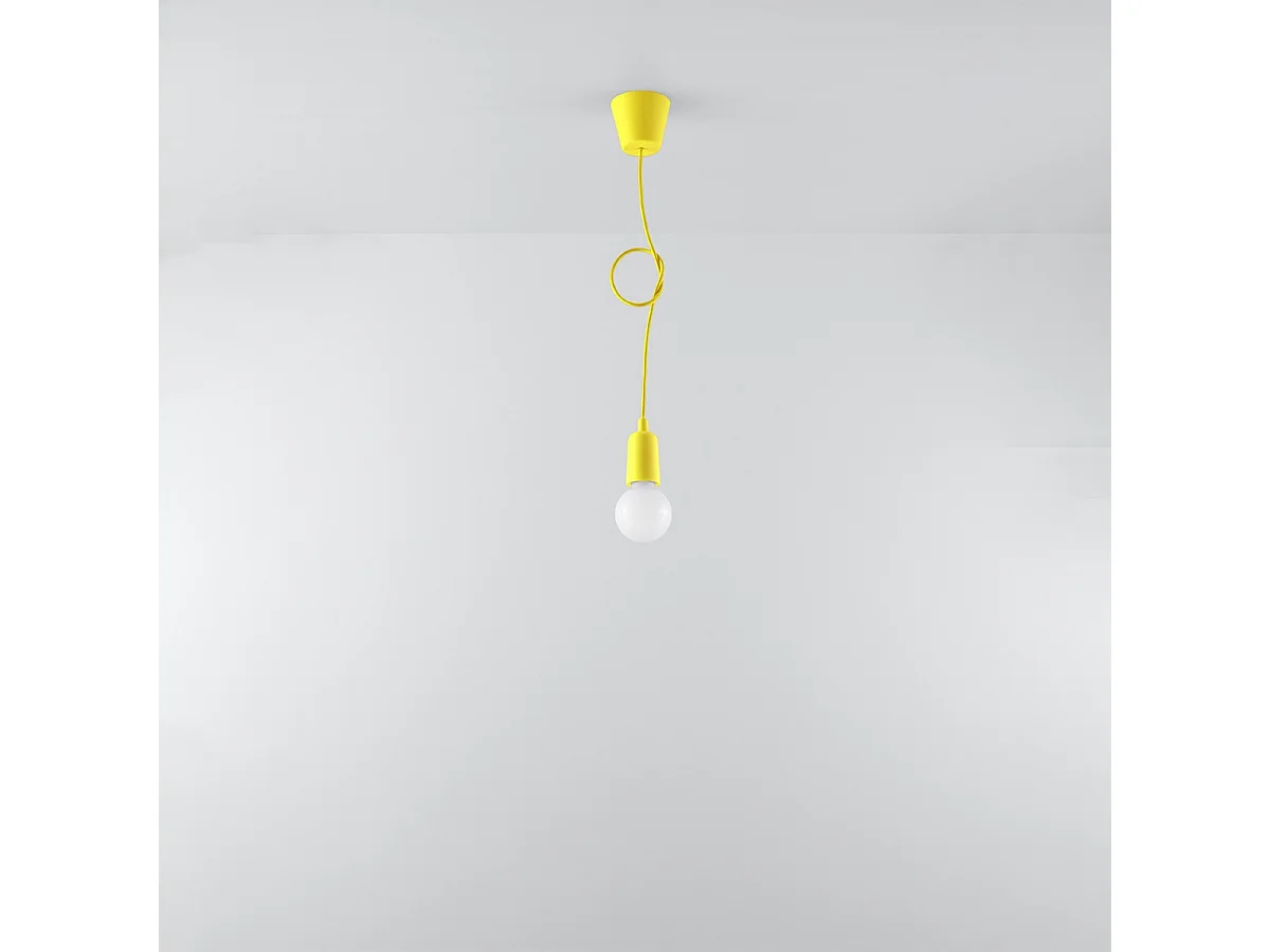 Sollux DIEGO Suspension à 1 lumière jaune